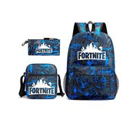 (1, 3pcs) 3pcs Game Fortnite Backpacks Kawaii Lightweight Simple Laptop School Bags Junior-senior High School Students Mochilas Travel Bag