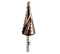 1/3pcs 4-12mm/20mm/32mm M35 5% Cobalt HSS Step Drill Bits For Stainless Steel Metal Wood, Hex Core Stepped Bit Set(4-20mm)