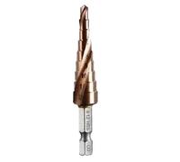 1/3pcs 4-12mm/20mm/32mm M35 5% Cobalt HSS Step Drill Bits For Stainless Steel Metal Wood, Hex Core Stepped Bit Set(4-12mm)