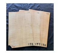 1/3pcs Flame Maple Guitar Veneer Original Wood Makeup Board Guitars Making Materials Accessories Guitar DIY MaterialWooden(S76-78)