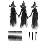 1/3PCS Halloween Light Up Screaming Witch Outdoor Large Screaming Up Props Party Witch Light Ghost Horror M6R2 Decoration