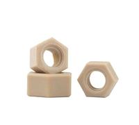 1/3pcs M2 .5 M3 M4 M5 M6 M8 M10 M12 M14 M16M20 PEEK Insulation Hex Hexagon Nut(2pcs M8)