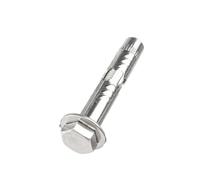 1-3pcs M6~M12 External Hexagonal Expansion Screw304 A2-70 Stainless Steel Sleeve Screw Concrete Anchor Built-in Tension Bolt(80mm,M8-2pcs)