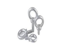 1~3PCS M6 M8 M10 M12 M14 M16 M18 M20 Carbon Steel Galvanized Eye Bolt Lifting Eye Round Ring Screws(M16x28-1PCS)