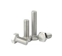1-3pcs M6/M8/M10/M12/M14/M16 Stainless Steel Hexagon Head Fine Thread Machine Screws, M12x70x1.25mm(1pc)