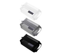 1/3PCS Mesh Bag Portable Hand-held Bath Storage Cosmetic Black Storage Bath Fitness Bath Bag Bag J5W3 Pocket