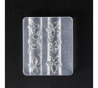 1/3Pcs Nail Art Tools, Hawaii Hibiscus/Lily Flowers 3D Silicone Molds, Clear Relief Petals Carving Template