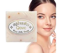 1/3Pcs Rice Clarifying Soap - Thai Rice Milk Soap,Rice Milk Soap Colla gen Skin Lightening Soap,Handmade Natural Ingredient Whitening Soap,Mild And Non Irritating Rice Soap For Hand, Face And Body