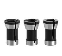 1/3PCS Set Collets 6.35mm 8mm 6mm Collet Chuck Engraving Trimming Machine Electric Router Milling Cutter Accessories (Size : 6mm)