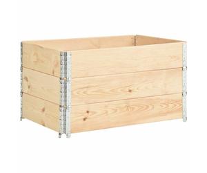 1/3x Solid Pine Wood Raised Beds Outdoor Garden Pot Planter Multi Sizes vidaXL