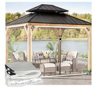 1.3x2.5m Clear Tarpaulin Heavy Duty Waterproof Outdoor Clear Tarp with Eyelets,0.35mm PVC Transparent Tarpaulin Garden Covers with 1 Zipper,for Porch Patio,for UV Rays,Dust,Rain,Snow