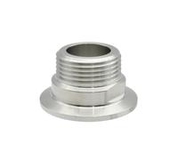 1/4 "1/2" "3/4" 1 "304 Stainless Steel Fittings 25.4 50.5 64mm Pipe Joint Self-Made Adapter(External Thread,3l8 inch Ferrule64)