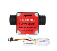 1/4" 1/2" 3/4" Gear Flowmeter Hall Flow Sensor Milk Chemical Oil Flow Meter Flow Sensor Switch For Viscous Liquid DC3.5~24V(1/4")