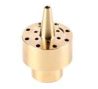 1/4 / 1/2 / 3/4 in Brass Fountain Nozzle Heads, Multi-Direction Column Jet Sprinkle Head, Adjustable Garden Pond Sprinkler Nozzle for Home Courtyard (1/4 17.5-18cm Head Circumference)