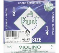 1/4-1/2 Violin G String Green Series: Strings