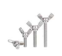 1/4 "10# 304 stainless steel British/American standard butterfly shaped manual tightening wing head thumb bolt(10-24x3I4(10Pcs))