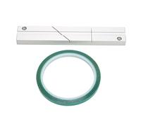 1/4 10 Inch Tape Splicing Set, Audio Cassette Tape Splicing with Track Splicing Plate and Splicing Tape