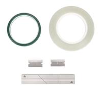 1/4 10 Inch Tape Splicing Set, Professional Tape Splicing Block with Splicing Tape, Leader Tape and Media Blade for RoXdon Opening Reel to Reel Tape