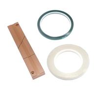 1/4 10" Splicing Block Set Aluminum Sculptor's Open Reel Media Leading Splicing Tape for Revoxonide