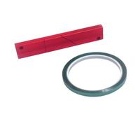 1/4 10" Tape Splicing and Leader Tape Sound Metal Splicing Kit for Open Reel Tape Recorder Leader Tape