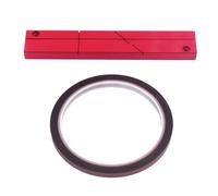 1/4 10" Tape Splicing Set and Leader Tape Splicing Block Kit Metal Professional Tape Splicing Block