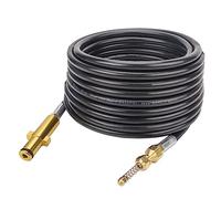 1/4” 10m 32ft Pressure Washer Sewer Jetter Kit, 1/4 Inch Power Washer Sewer Drain Water Cleaning Hose for Nilfisk/STIHL/Husqvarna/Some of Draper Pressure washers Pressure washers