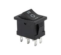 1/4/10Pcs 250V 6Amp 125V 10Amp Boats Marine Toggle Switches 6 Pin 2 Positions Rockers Rockers Power Button Rocker Switches For Car Boats