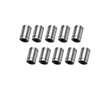 1/4/ 10pcs LM8UU 8mm LM10UU LM3UU LM4UU LM5UU LM6UU LM12UU Linear Bushe Beare For Optical Axis Rod Liner Rail Shaft 3D Printer(LM6UU,10pcs)