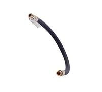 1/4 13MM Inflator Pump Hose Adapter with Locking Air Tyre Tire Chuck, Flexible Tyre Portable Valve Clip Pipe Air Tool for Motorcycle Bicycle Car 1PCS