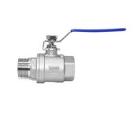 1/4 "-2" BSP Internal and External Threads SS304 SS316L Stainless Steel Two-Piece Ball Valve Water, Air and Oil Switch Fittings(34,SUS304)