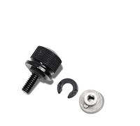 1/4"-20 Rear Fender Seat Bolt Nut Motorcycles Mount Screw Kit Compatible With Softail FL Sportster 1200 Street Bob Electra Glide Dyna(Black Set)
