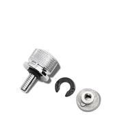 1/4"-20 Rear Fender Seat Bolt Nut Motorcycles Mount Screw Kit Compatible With Softail FL Sportster 1200 Street Bob Electra Glide Dyna(Chrome Set)