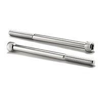 1/4-20 x 5'' Socket Head Cap Screws Bolts, Screw Fix, 20Pcs 304 Stainless Steel 18-8, Allen Socket Hex Drive, Partially Threaded, Bright Finish by SG TZH(with Hex Spanner)