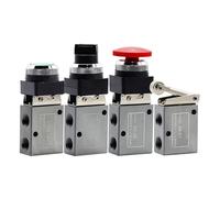 1/4" 2Position 3 Way Pneumatic Mechanical Valve 05 06 06A 07 Air Hand Manual Control Valve IDGTTLDF(JM-05)
