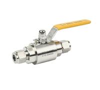 1/4" 3/8" 1/2" 1" 6 8 10 12 14 16 18 20 22 25 28mm Compression Union Tube 304 316 Stainless Air Shut Off Ball Valve(16mm,SS304)
