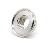 1/4" 3/8" 1/2" 3/4" 1" 1-1/4" 1-1/2" BSPT Female 1.5" 2" Tri Clamp Sanitary Pipe Fitting Connector SS304 316L Stainless Homebrew(TC50.5 DN15 90g,SS316L)