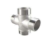 1/4" 3/8" 1/2" 3/4" 1" 1-1/4" 2" Elbow 3way 4way Threaded Pipe Fitting Coupler Stainless Steel 304 BSP Joint Overview Adapte(15,1-1/2") Barb Fittings