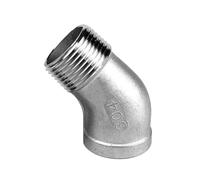 1/4" 3/8" 1/2" 3/4" 1" 1-1/4" 2" Elbow 3way 4way Threaded Pipe Fitting Coupler Stainless Steel 304 Joint Overview Adapte(Bronze Yellow,1/2")