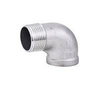 1/4" 3/8" 1/2" 3/4" 1" 1-1/4" 2" Elbow 3way 4way Threaded Pipe Fitting Coupler Stainless Steel 304 Joint Overview Adapte(White,1-1/4")
