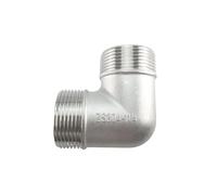 1/4" 3/8" 1/2" 3/4" 1" 1-1/4" 2" Elbow 3way 4way Threaded Pipe Fitting Coupler Stainless Steel 304 Joint Overview Adapte(Orange,1/2")