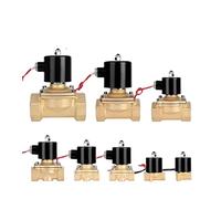 1/4 ; 3/8 ; 1/2 ; 3/4 ; 1 ; 2 ; Brass Electric Solenoid Valve DC12V DC24V AC220V 110V Normally Closed Solenoid Valve for Water Oil Air 1Pcs(24v,DN50)