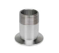 1/4" 3/8" 1/2" 3/4" 1" 2" BSPT Male Thread Adapter x 1/2" 1.5" 2" Tri-Clamp 304 Stainless Steel (Color : Ferrule 25.4mm, Size : 3/4")