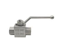 1/4 3/8 1/2 3/4 1 2inch 2-Way Ball Valve 304/316L Stainless Steel Female Thread Hydraulic Switch Water 1Pcs(1/4",POM-Seal)