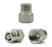 1/4 "3/8" 1/2 "3/4" 1 "BSP Thread Hexagonal Vertical One-way Check Valve 304 Stainless Steel(Female to Male,3/4")