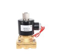 1/4" 3/8" 1/2" 3/4" 1" DN15 Normally Open N/O Brass Electric Solenoid Valve 220V 110V Pneumatic Valve for Water Oil Gas(2K200-20,AC110V)