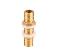 1/4" 3/8" 1/2" 3/4" BSP Male Full Therad Brass Pipe Fitting Tank Jointer Connector,Size,BSP3I8 L 40