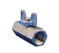 1/4 3/8 1/2 3/4 Inch Stainless Steel High Pressure Ball Valve 3000psi 1Pcs(1/2")