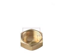 1/4" 3/8" 1/2" 5/8" 3/4" 7/8" NPT Threaded Copper Plug for Air Conditioner External Stop Valve Cap plug-1l2