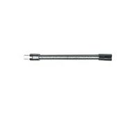 1/4" 3/8" 1/2" Drive Flexible Flexi Socket Extension Bar Adapter Metal Shaft Conversion Head High Torque Socket Hand Tool Set(3-8 200mm)
