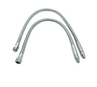 1/4" 3/8" 1/2" Flexible Metal Water Oil Cooling Tube Coolant Hose with Round Head Nozzle Adjustable Switch for CNC Lathe Cooling(3/8 Male 700mm)